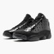 Air Jordan 13 Retro Cap And Gown Mens Black 414571 012 AJ13 Jordan Sneakers