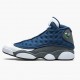 Air Jordan 13 Retro Flint Women And Men Navyflint Grey White Universi 414571 404 AJ13 Jordan Sneakers