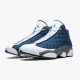 Air Jordan 13 Retro Flint Women And Men Navyflint Grey White Universi 414571 404 AJ13 Jordan Sneakers