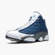 Air Jordan 13 Retro Flint Women And Men Navyflint Grey White Universi 414571 404 AJ13 Jordan Sneakers