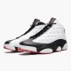 Air Jordan 13 Retro He Got Game Mens 414571 104 Whiteblack True Red AJ13 Jordan Sneakers