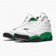 Air Jordan 13 Retro Lucky Green Mens Whiteblack Lucky Green Db6537 113 AJ13 Jordan Sneakers