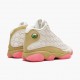 Air Jordan 13 Retro Chinese New Year Ivoryblack Digital Pink Club Cw4409 100 AJ13 Sneakers