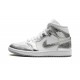 Nike Air Jordan 1 Mid SE (W) Metallic Silver FN5031-100 Shoes