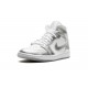 Nike Air Jordan 1 Mid SE (W) Metallic Silver FN5031-100 Shoes