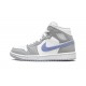 Nike Air Jordan 1 Mid (W) Grey Blue BQ6472-105 Shoes