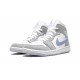 Nike Air Jordan 1 Mid (W) Grey Blue BQ6472-105 Shoes