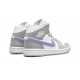 Nike Air Jordan 1 Mid (W) Grey Blue BQ6472-105 Shoes