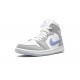 Nike Air Jordan 1 Mid (W) Grey Blue BQ6472-105 Shoes