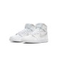 Best Jordans 1 High 85 White Grey AJ1 Women Men BQ4422-100