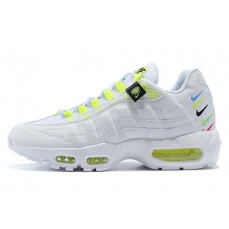 Nike Air Max 95 TT Worldwide White Yellow (W/M) Sneakers CV9030 100