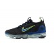 Nike Air VaporMax 2021 Flyknit Black Green and Blue (W/M) Sneakers