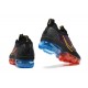 Nike Air VaporMax 2021 Flyknit Black Red and Blue (W/M) Sneakers