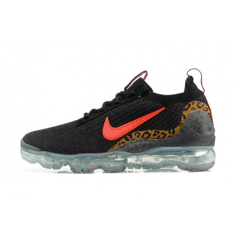 Nike Air VaporMax 2021 Flyknit Black Red (W/M) Sneakers