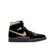 Best Jordans 1 Retro High OG Black Gold Women Men AJ1 555088 032