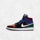 Best Jordans 1 Mid Multi Patent Women Men AJ1 CV5276 001