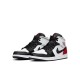 Best Jordans 1 Mid SE Union Black Toe Women Mens AJ1 Red Sneakers 852542 100