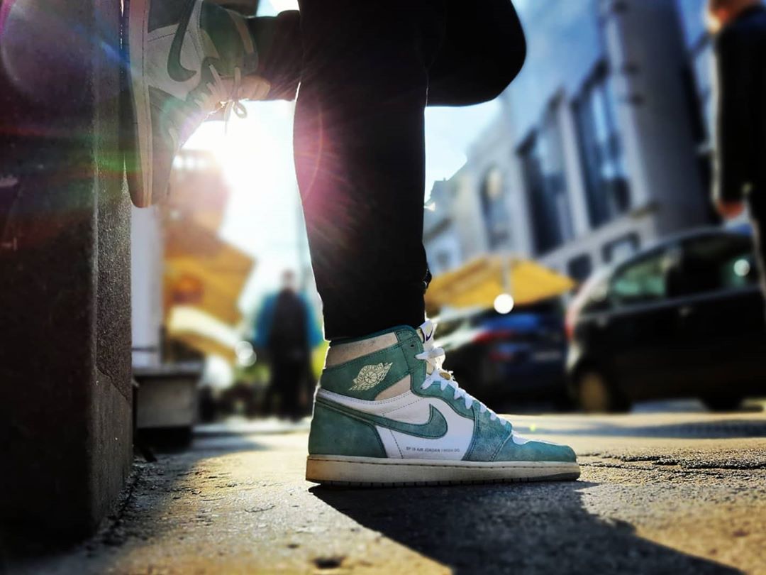 Cheap Air Jordan 1 Review AJ1 Tiffany Green details out of the box review